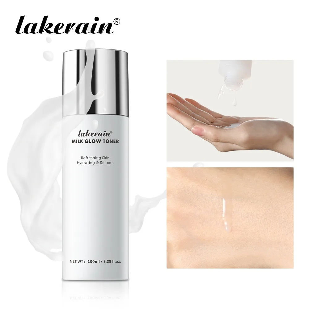 100ML Milk Glow Toner Brightening Skin Powerfully Moisturizes Relieve Dry And Tired Skin Locks In Moisture Beauty Skin Care