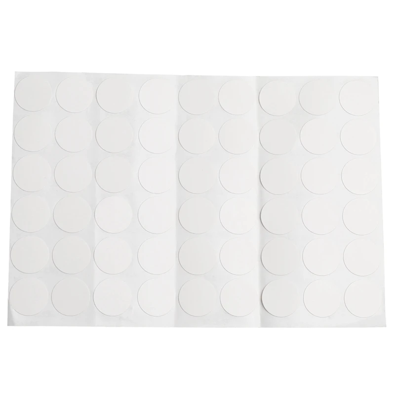 Wardrobe Cupboard Self-adhesive Screw Covers Caps Stickers 54 in 1 White