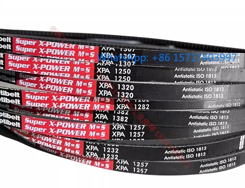 1pcs Germany XPA1432-3550 Red Optibelt Air Compressor Motor Anti-static Drive Belt