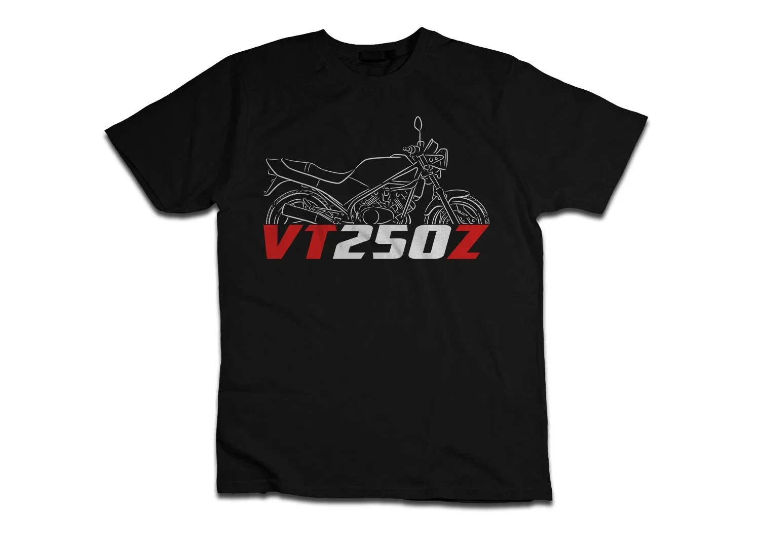 

VT250Z 1984-1985 Motorcycle T shirt Graphic Casual Summer Short Sleeves 100% Cotton Cool Tee