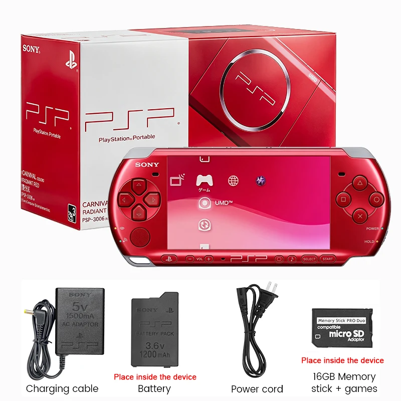 Sony PSP 3000 Original PlayStation Portable (PSP-3006) Handheld