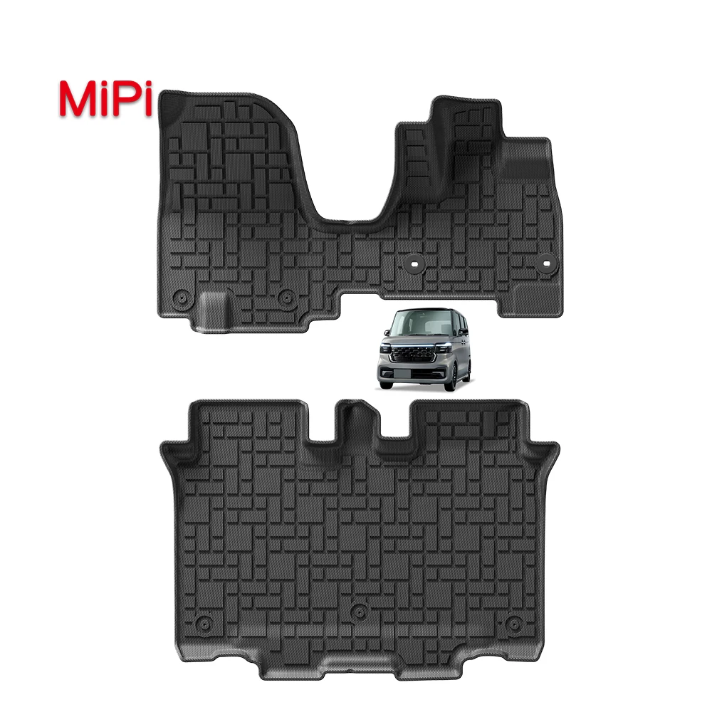 

Изготовленный на заказ автомобильный коврик для Honda N-BOX RHD 2023, TPE 3D ковер, автомобильный коврик, водонепроницаемый нескользящий автомобильный коврик для ног