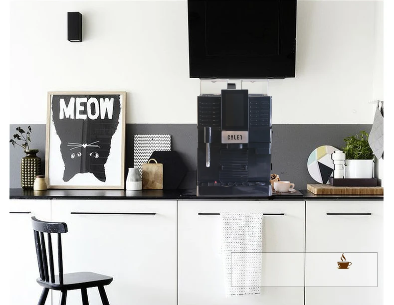 Professional Commercial 26+ Beverages One Touch with Steam Wand Chocolate Container Fully Automatic Coffee Machine