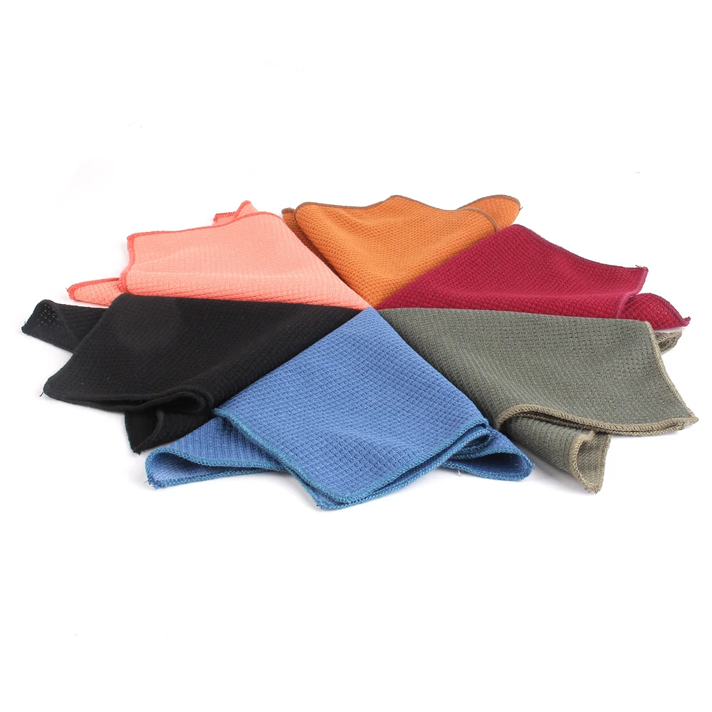 Soft Fabric Pocket Square For Men Women Chest Towel Hanky Wedding Hankies Men's Suit Handkerchief Solid Pocket Towel For Gifts