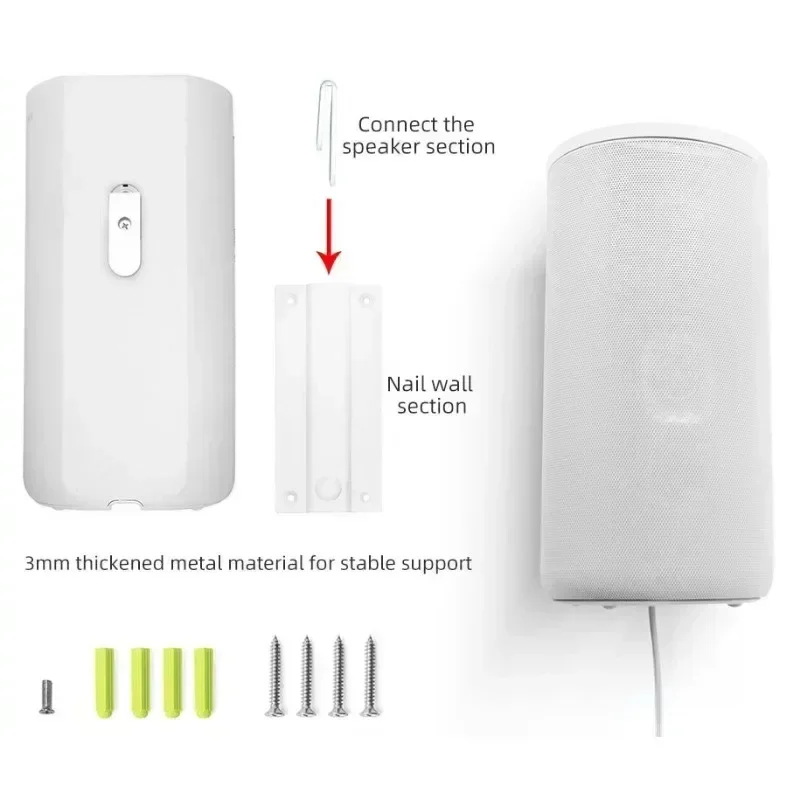 Suporte de parede para alto-falante, para sony ht a9, sistema av doméstico, suporte estável, montagem na parede, prateleira, suporte de montagem