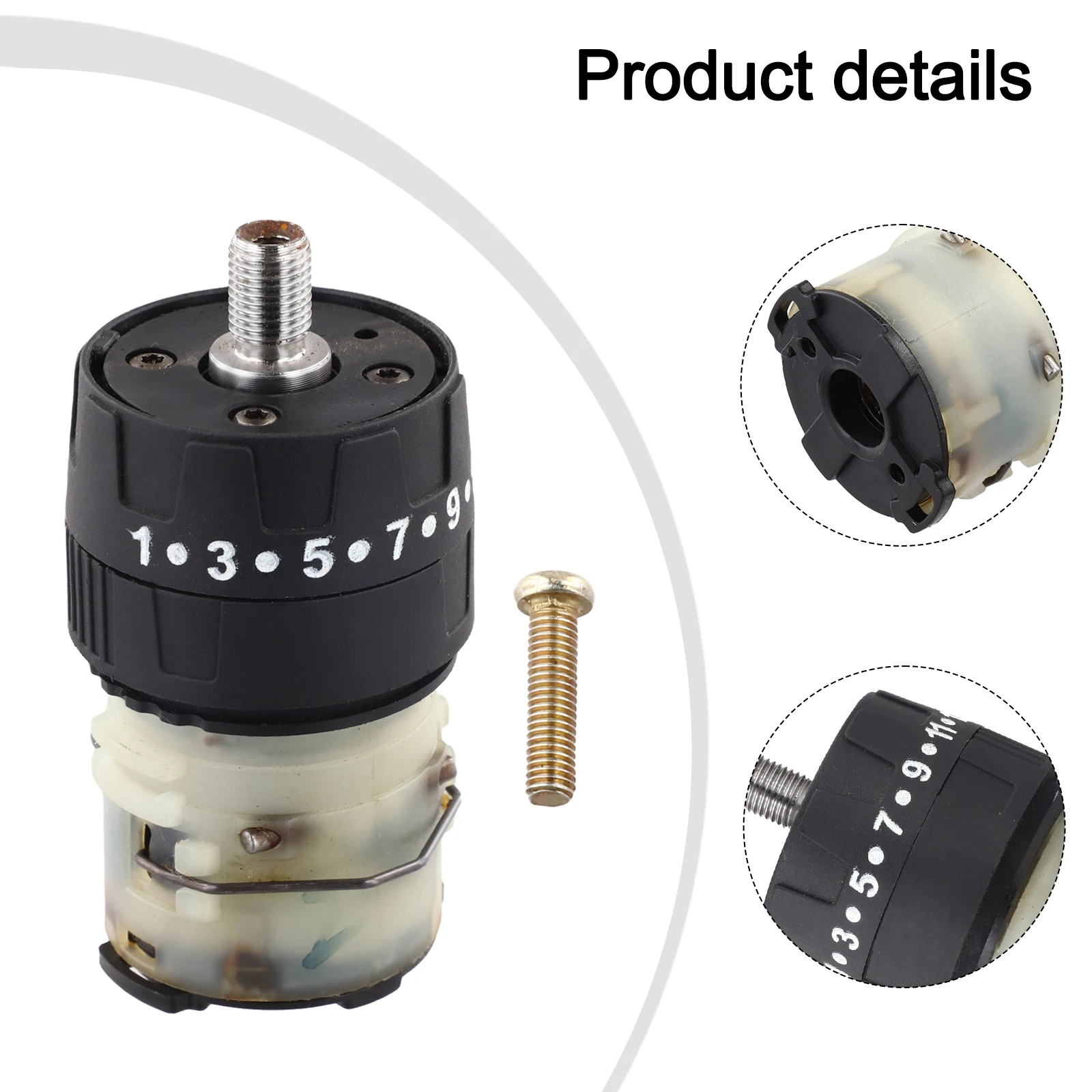 

Accessory Replacement As Picture Power Tool Part Metal Gearbox 21V Gearbox Compatible Model Metal Material Replacement Parts