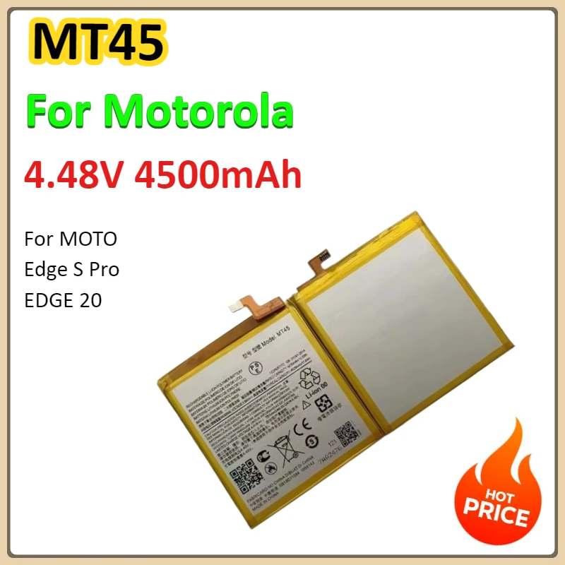

MT45 4500mAh XT2153-1 For Motorola MOTO Edge S Pro EDGE 20 PRO Mobile Phone Battery