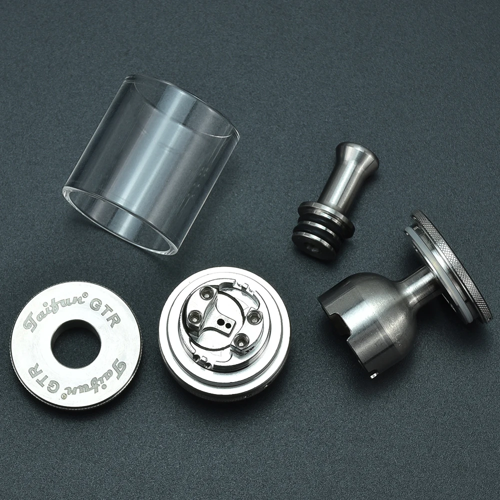 Taifun gtr 23 مللي متر واحدة لفائف MTL تانك بخاخ RTA 4 مللي خزان مع rta العشب العلوي الحشو استبدال قصيرة خزان الملحقات