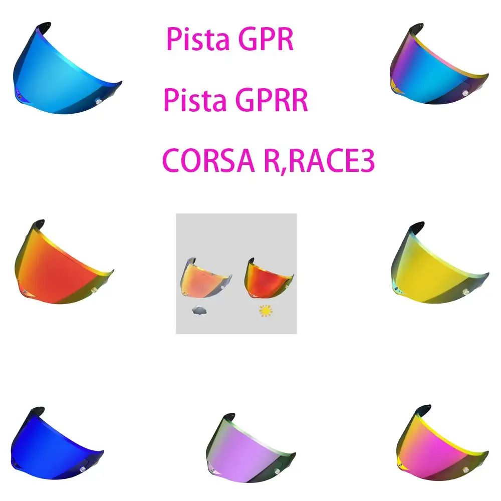 

Helmet For Pista GPR Pista GPRR CORSA R RACE3 Motorcycle Motorbike Full Face Shield Accessories Lens Windshield Moto Casco Viser