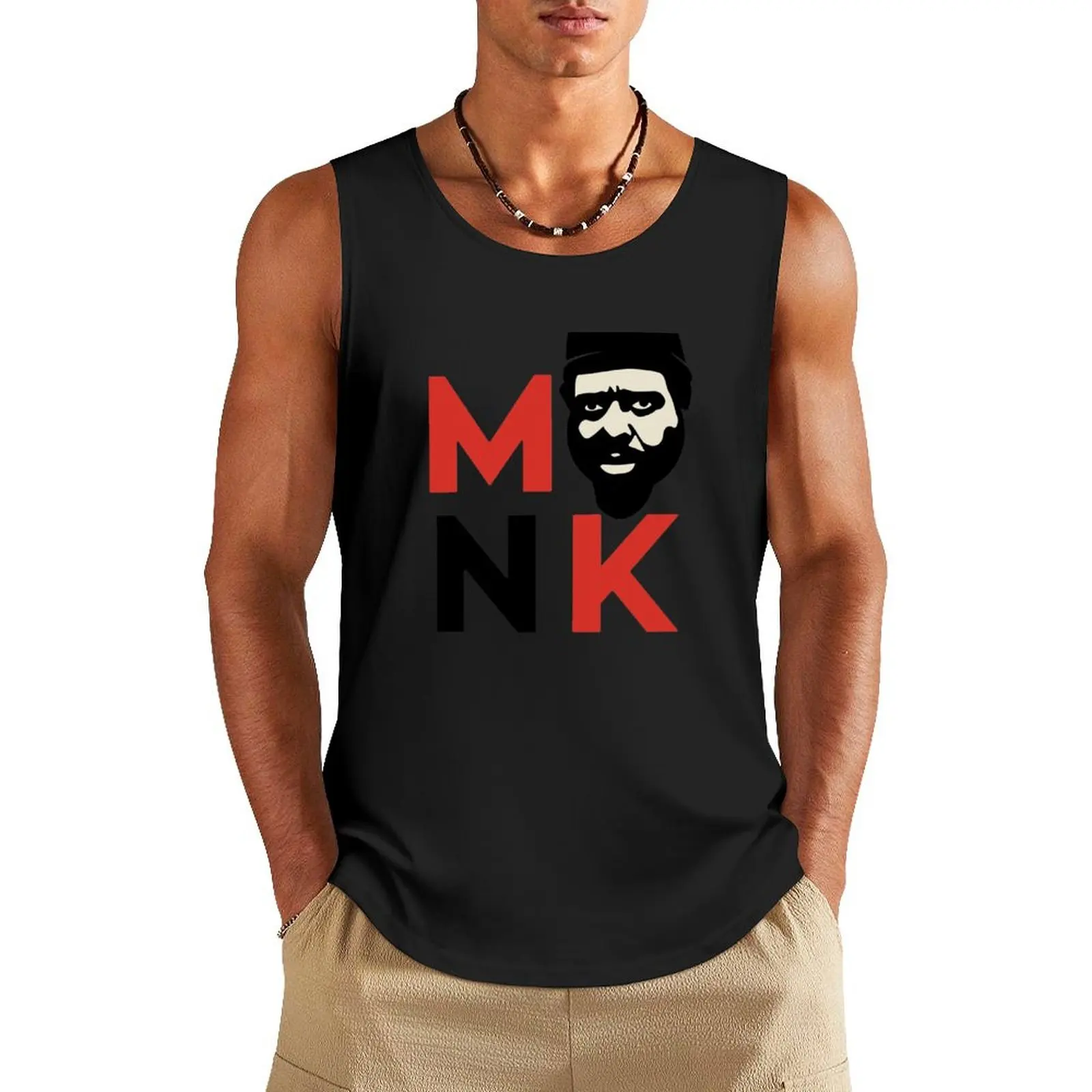

F4F0E7thelonious monk Tank Top T-shirts men t shirts gym