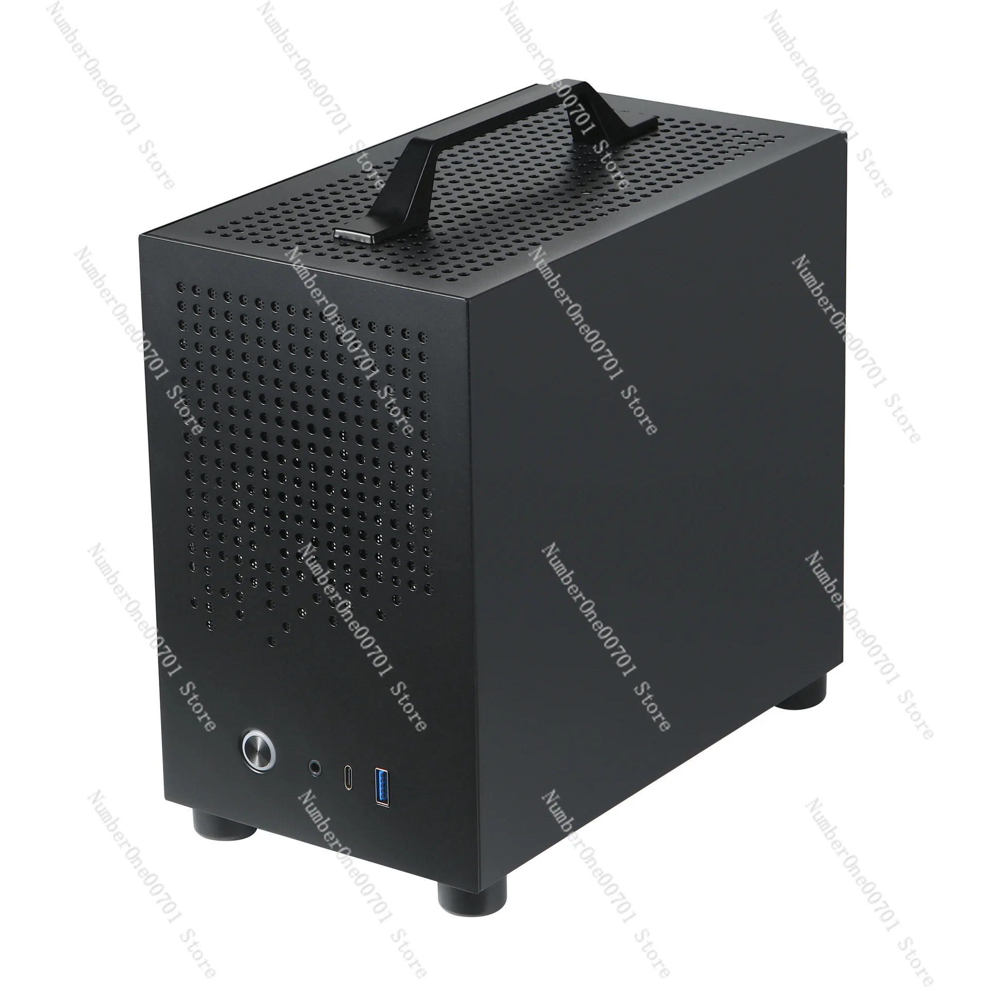 

Laptop desktop mini case Support SFX power ITX main board 21cm graphics card