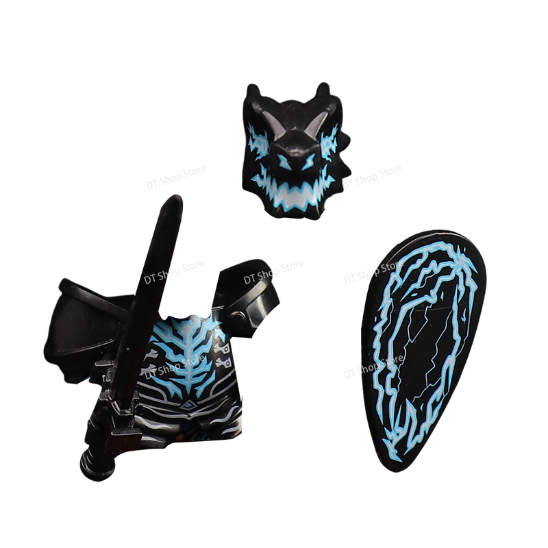 QQ04-7 Dragon Knights Zware pantser Bricks Monteren Bouwstenen Actiefiguren accessoires bricks Model Speelgoed Kerstcadeaus
