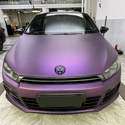 Ultra Matte Demon Ghost Purple Vinyl Wrap Film Adhesive Decal Motorbike Car Wrapping with Air Release Bubble Free