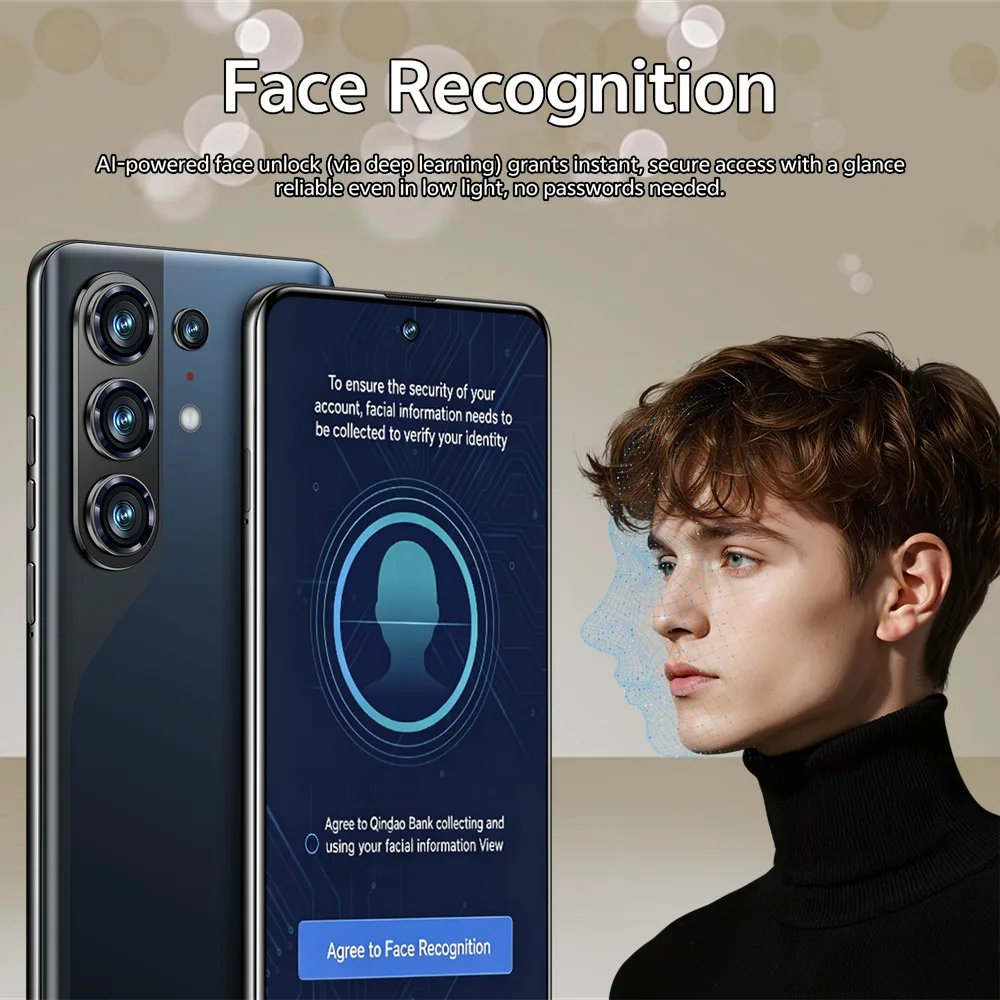 K-Touch Cheap C26 Ultra 7.3HD Mobile Phones 22G+2TB Smartphone 8000mAh Cell Phone 5G Dual SIM Android 15 16+48MP Camera Cellphones