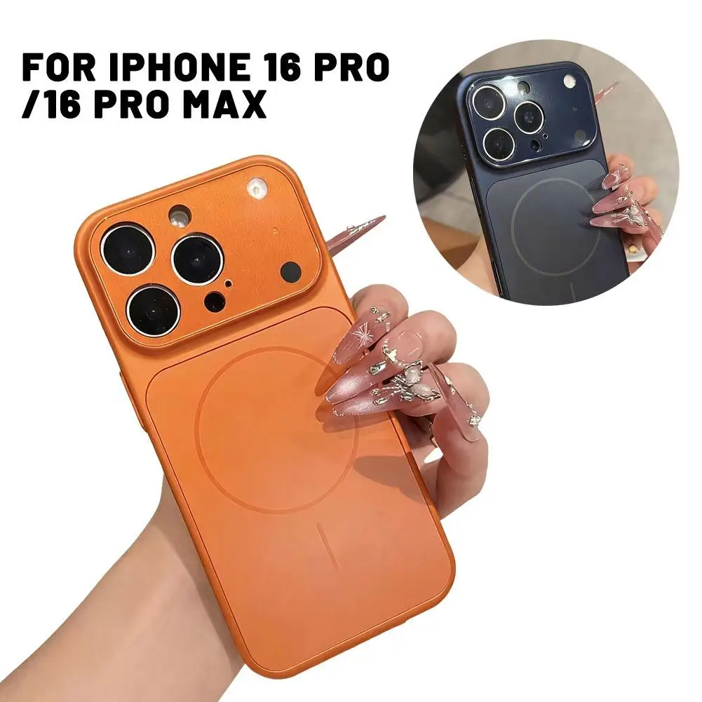 آيفون 17 الهواء 16 15 14 13 برو ماكس الأصلي نافذة كبيرة نانو الزجاج المغناطيسي ل Magsafe شحن لاسلكي ماتي فوندا