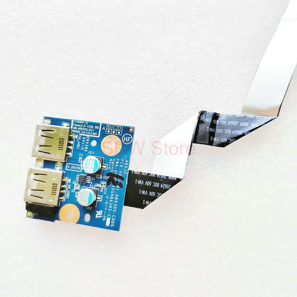 11A44-2 FOR HP Pavilion DV7-6000 USB Board DV6-6000 Series Dual USB Board 48.4RH05.021 AB630 With Cable