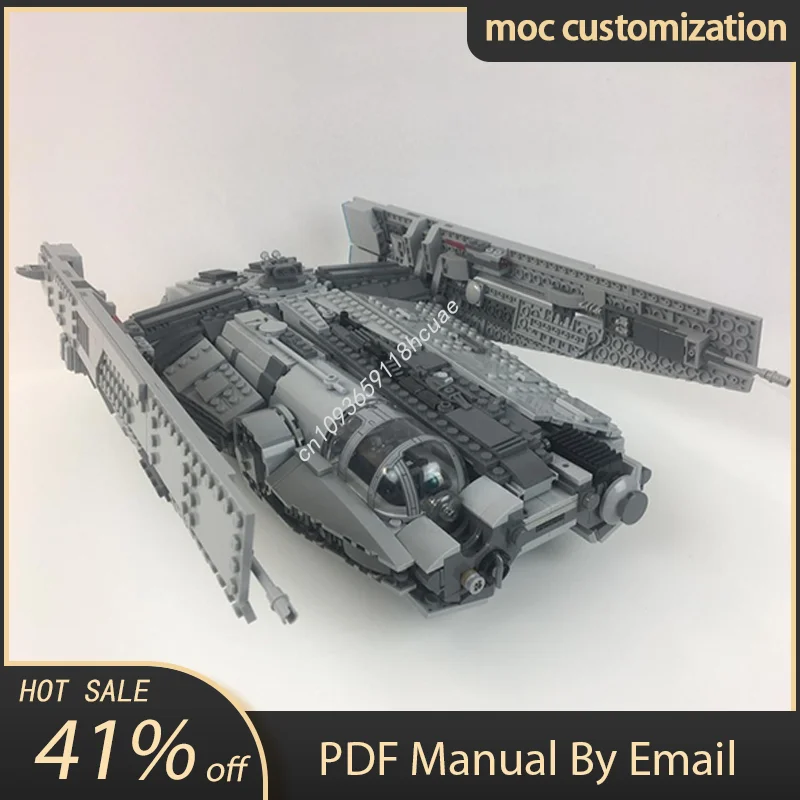 

1601 шт. Moc Star Battle Fondor Haulcraft модель строительные блоки кирпичи Diy креативная сборка космический корабль игрушки праздничные подарки