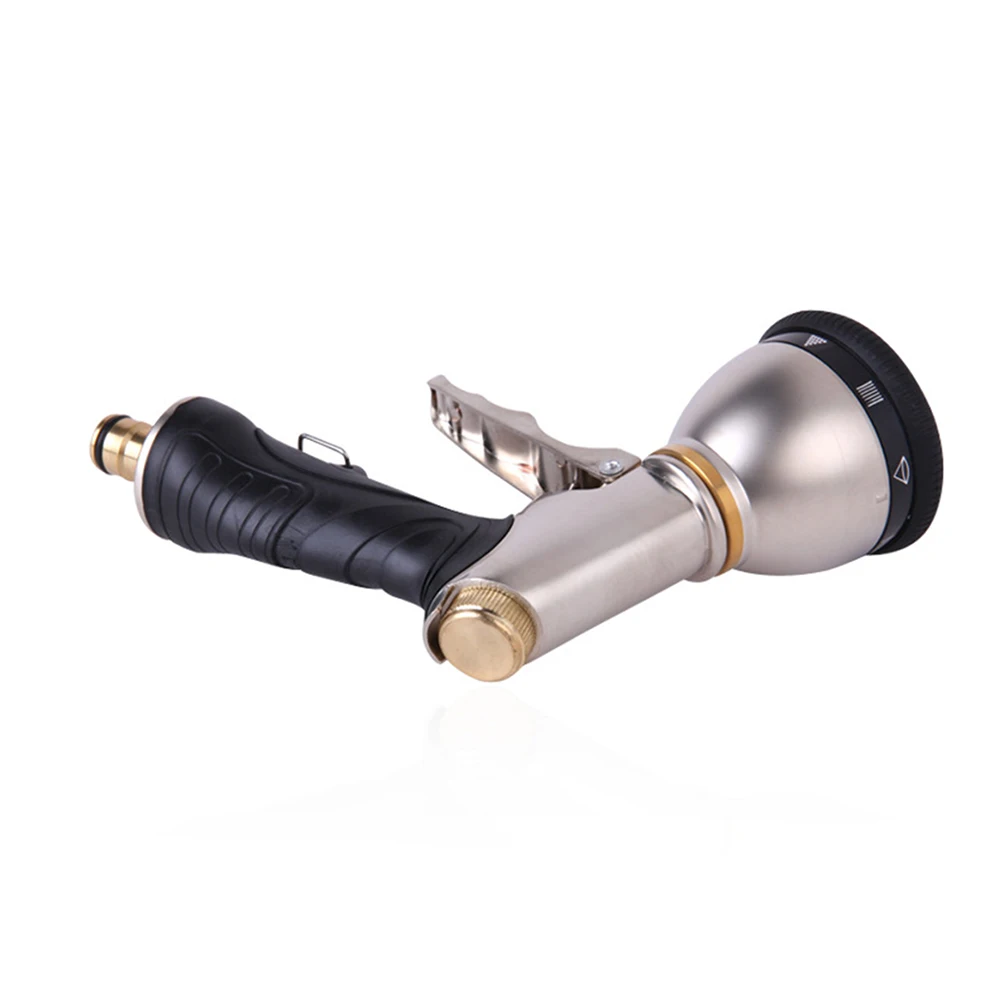 

9 Functions Water Gun Heavy Duty Zinc Alloy Spray Nozzle for Car Wash Lawn Cleaning Bathroom Kitchen Balcony Window Floor Hose