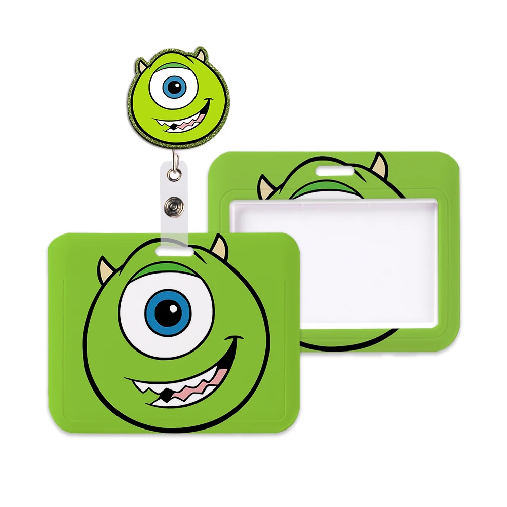 Disney Monster University Horizontal Lanyards Id Badge Holder Strap Work Card Bus Access Card Holder Keychains Accessories