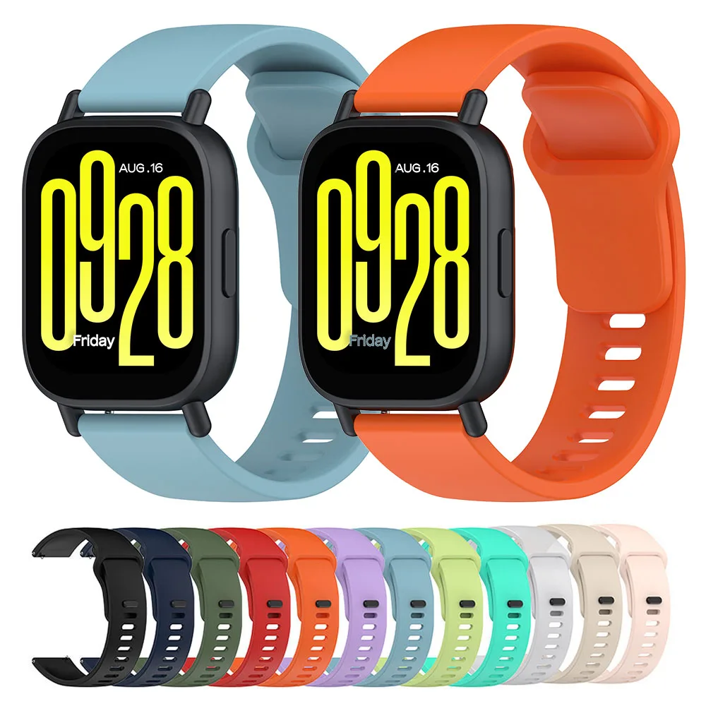 22mm Silicone Strap For Redmi Watch 5 Active/Lite Smart Watch Band