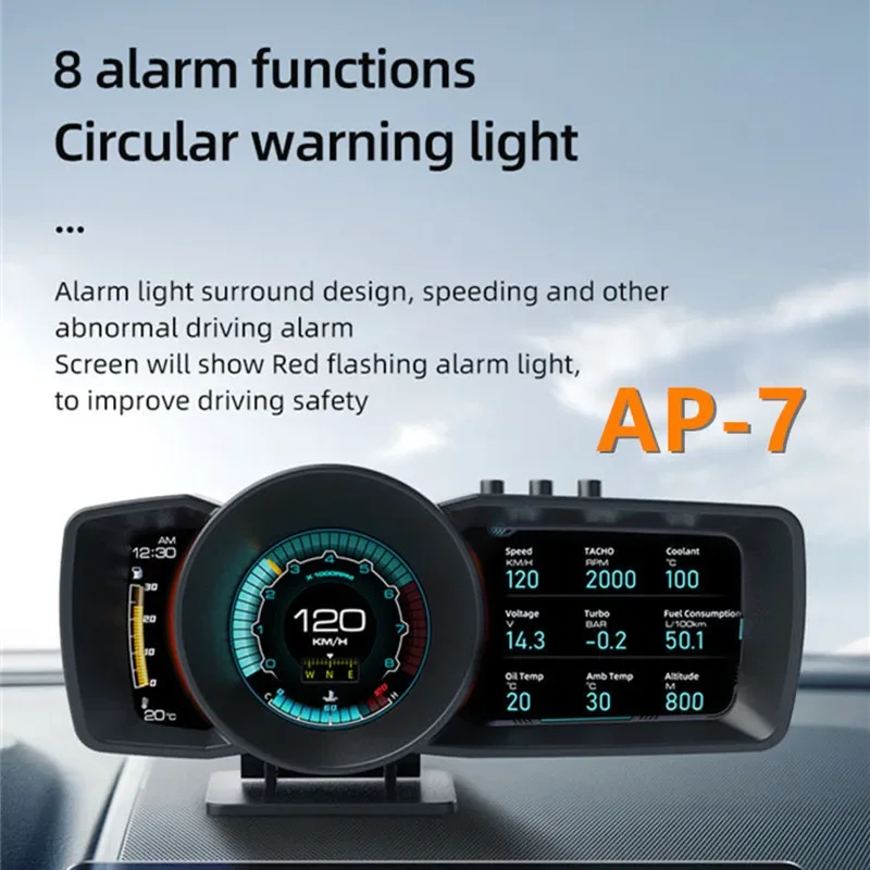 

Новинка 2022, цифровой интеллектуальный датчик Acclope AP-7 OBD2 GPS для автомобиля