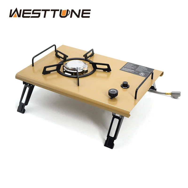 

4000W WESTTUNE IGT Table Stove, Stainless Steel Windproof High-Power Burner Portable for Camping & Outdoor