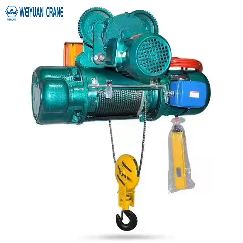 New Compact European Single Girder Wire Rope Hoist 3-10 Ton CE Certified for Hotels & Retail Factory Workshop Handling