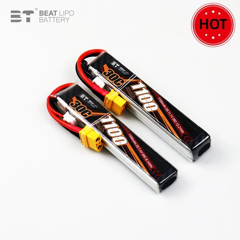 11.1V 1100mAh 3S LiPO Battery for Water Gun Gun Toy  Electric Toys Battery Remote Control Car Kids  High Capacity Lipo Battery