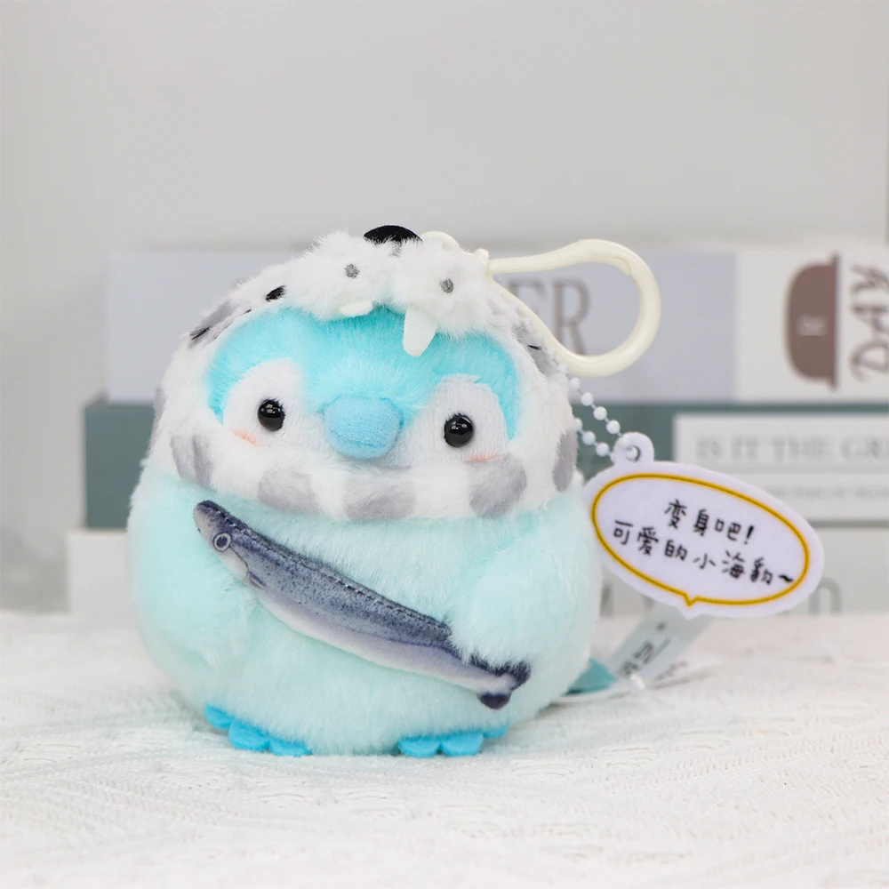 Original KoupenChan pingüino de peluche de juguete lindo pingüino rosa cometa colgante mochila decoración muñeca adorno esponjoso de alta calidad regalo