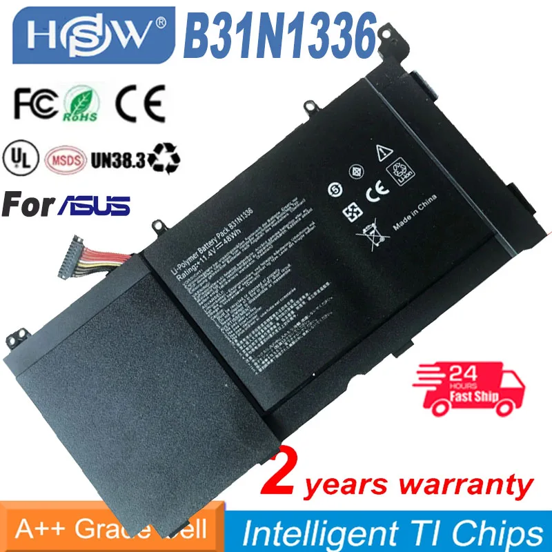 

New B31N1336 C31-S551 Laptop Battery for ASUS VivoBook S551 S551LB S551LA R553L R553LN R553LF K551LN V551 V551LA