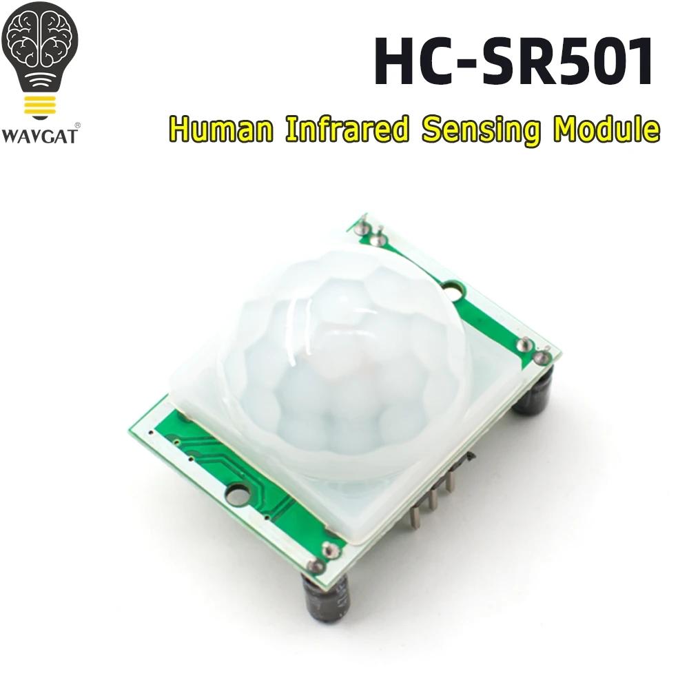 WAVGAT HC-SR501 Adjust Infrared IR Pyroelectric Infrared PIR module Motion Sensor Detector Module We are the manufacturer