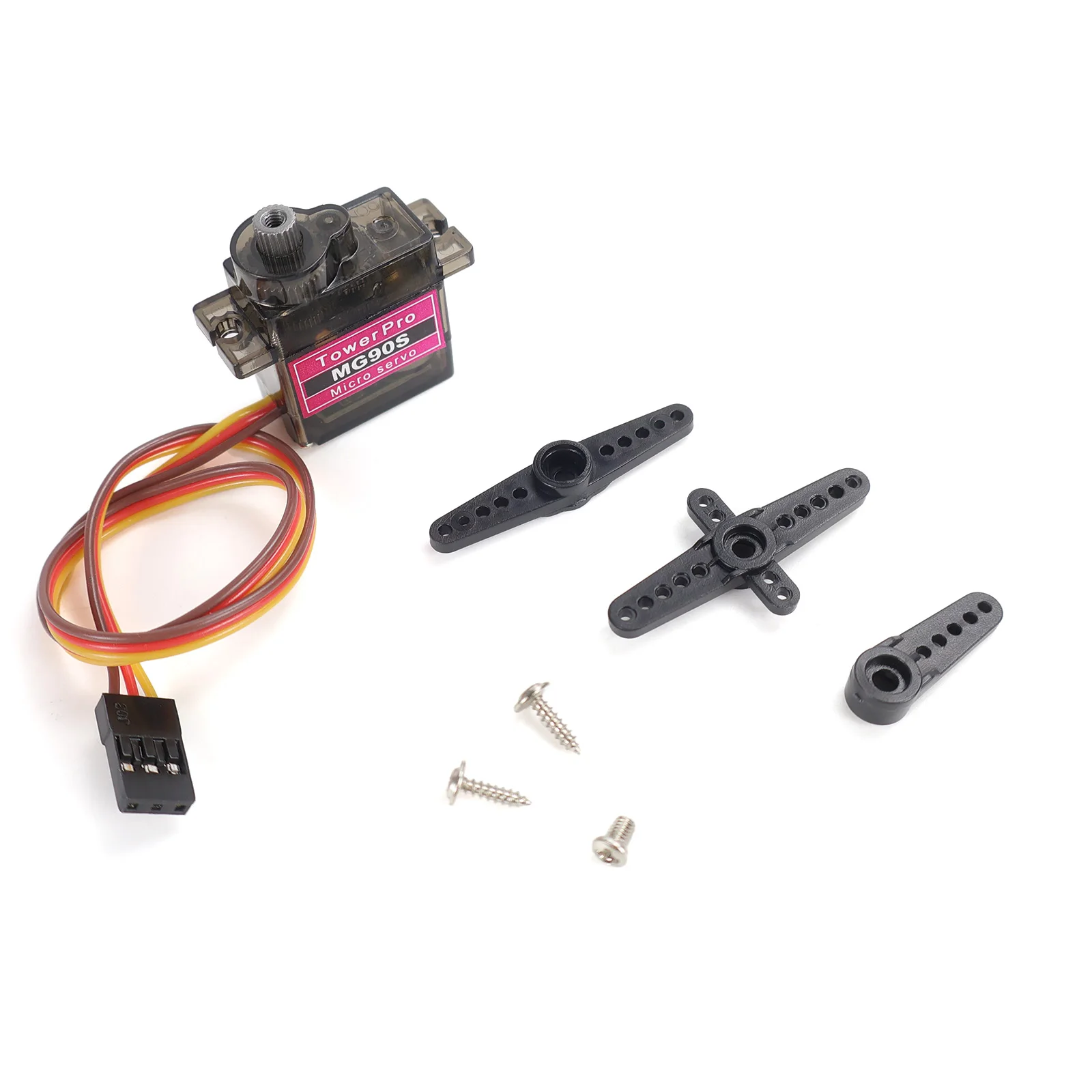 1/4/10Pcs MG90S Servo All Metal Gear 9g 180 360 SG90 Upgraded Version For Helicopter Plane Boat Car MG90 Trex 450 RC Robot