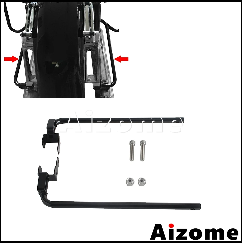 Rear Saddlebag Support Bar Motorcycle Bracket Rails For Harley Touring 2014-2025 Road Glide FLTRXS FLTRX FLTRU FLTRK Road King