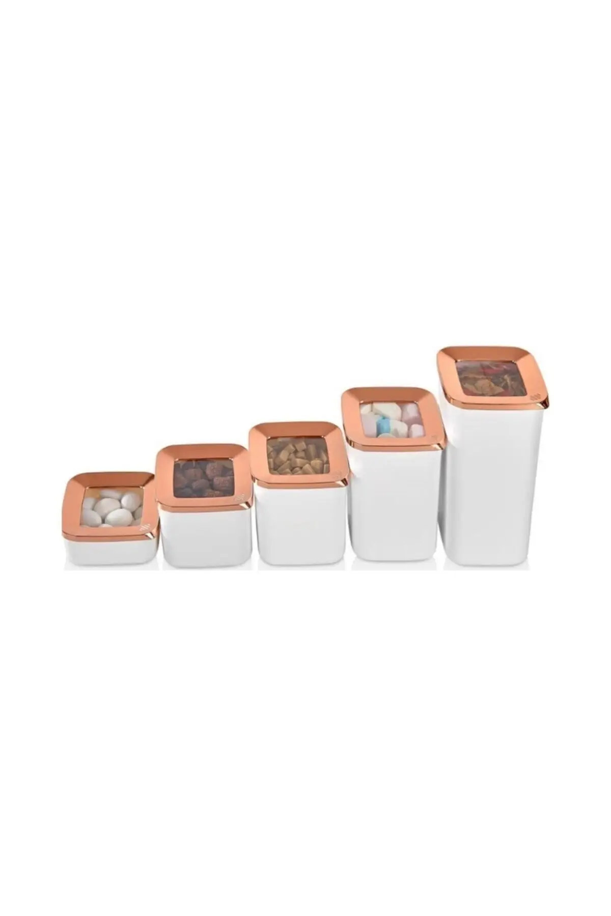 

DOLBOVI square storage container white copper 5li 1700 Ml Ml + Ml Ml + Ml