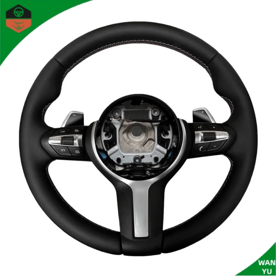 Wholesale for BMW F10 F20 F30 F32 F36 F80 F82 M3 M4 M Sport Carbon Fiber Leather Steering Wheel Sport Interior Steering Wheel - view 3
