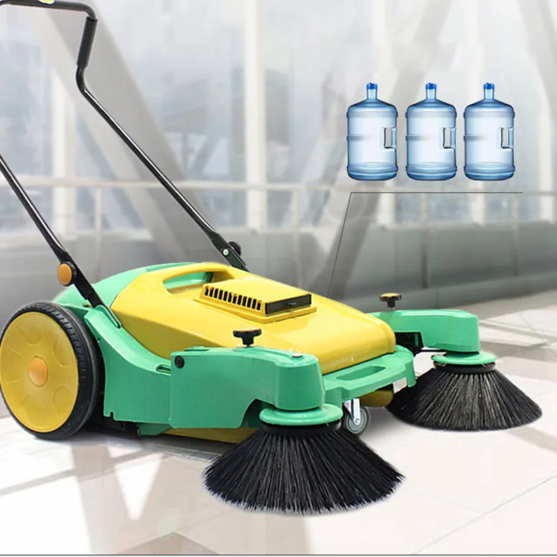 Công Nghiệp Đi Bộ-Phía Sau Quét Nhà Máy Sản Xuất Xưởng Với Trang Trại Đường Kho Bụi Unpowered Sweeper