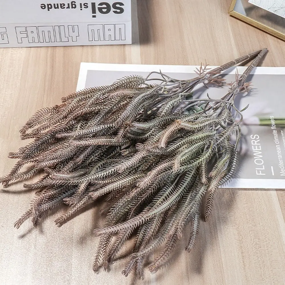 

Handcraft Artificial Pine Branch Handmade DIY Wreath Gifts Artificial Pine Tree Realistic Elegant Fake Green Plants