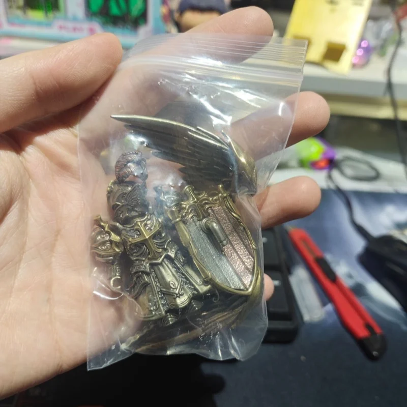 Auf Lager Europäische Kreuzzüge Orden Von Ritter Moc Ritter Templer Zarte Metall Magnetische Ziegel Spielzeug Kupfer Material Figur Spielzeug