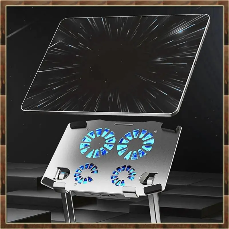 A48T Laptop Cooling Pad Adjustable Aluminum Stand Portable Laptop Holder For All Tablets