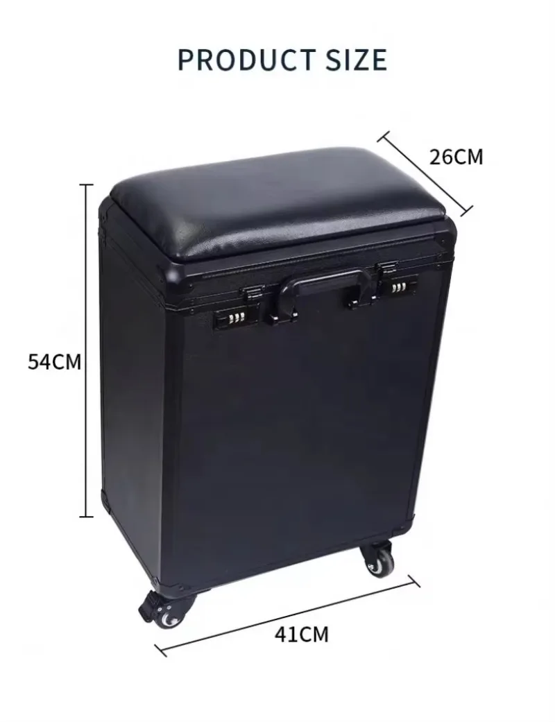 High-Capacity Draw-Bar Tattoo Box Dual Purpose able Arm Bracket Portable Suitcase Tattoo Trolley Bag Artist Tools Storage Cas