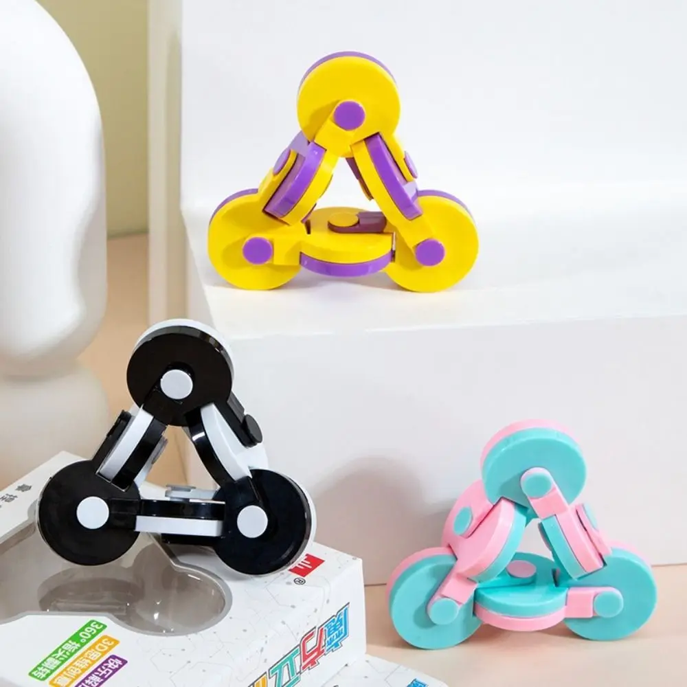 ง่ายต่อการจัดการผ่อนคลาย Spin Sensory ของเล่นหมุนน้ําหนักเบามือ Fidget ของเล่นที่มีสีสัน 3D Spin Fidget ของเล่นเด็กผู้ใหญ่