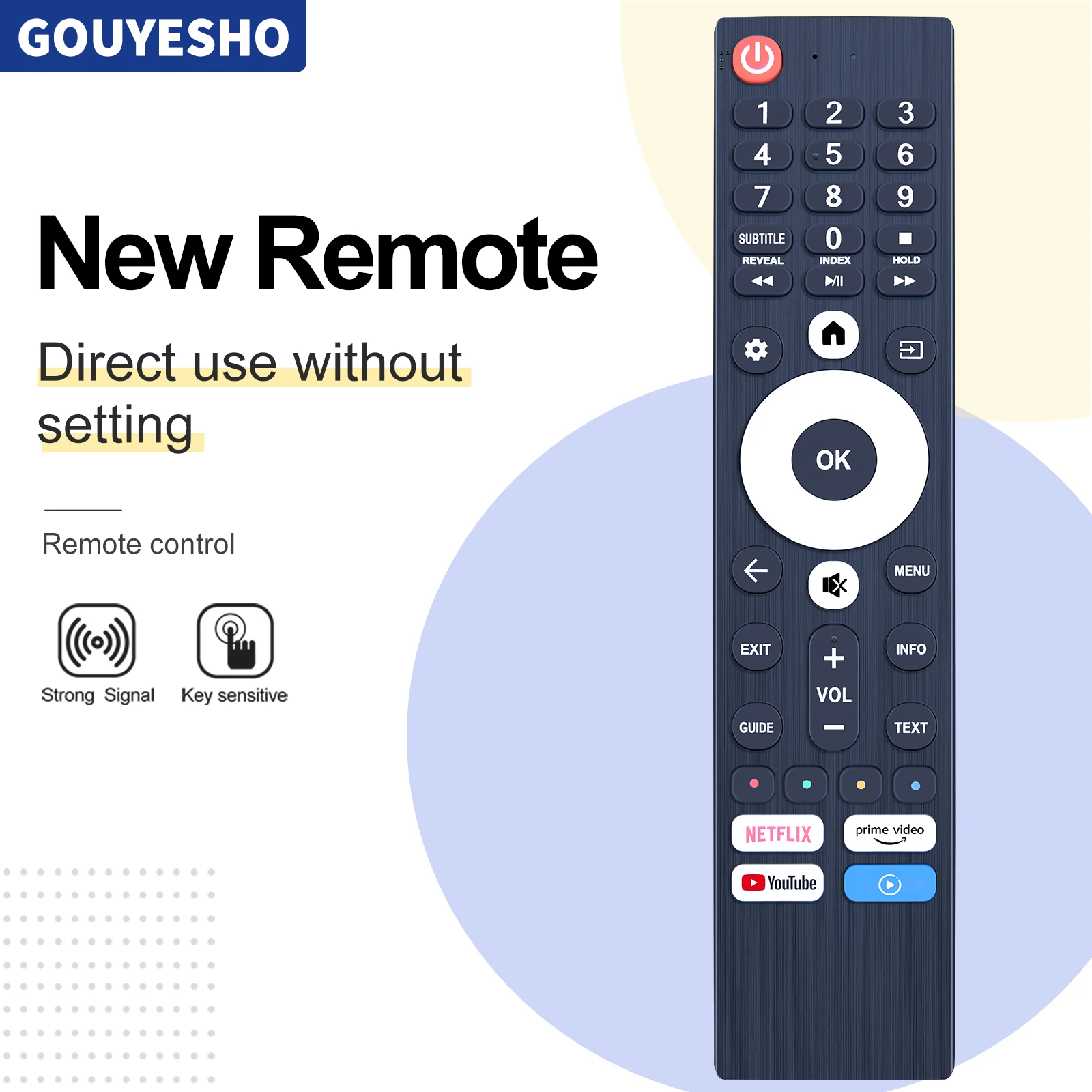 New Remote Control N030107-002314-001 HS-8C02J-00 for SKYWORTH TV