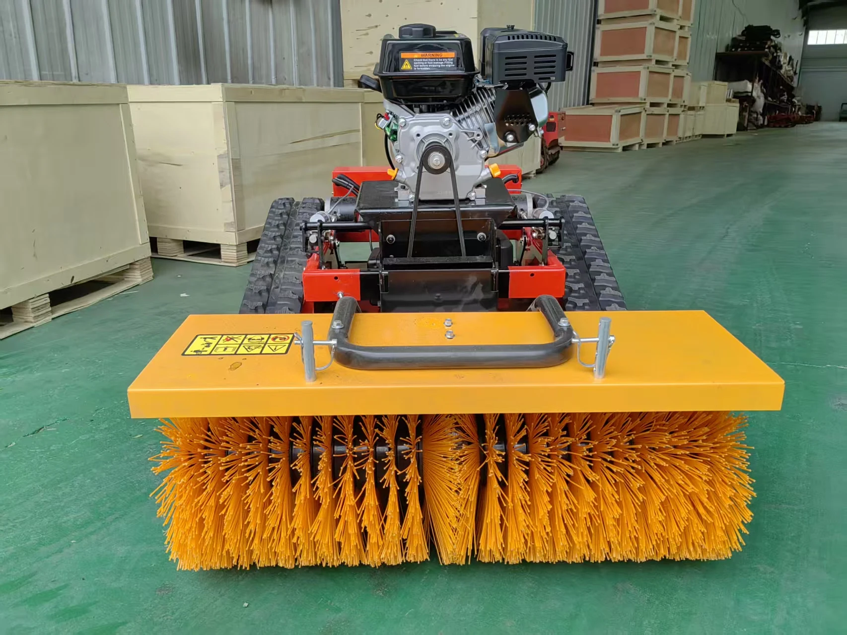 

All-Season Mower Customized with Snow Blade | Quick Change | For Lawn Care & Snow Clearing