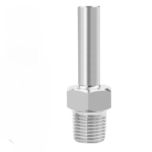 1/8" 1/4" 3/8" 1/2" 3/4" 1" BSPT NPT Stecker auf 4 6 8 10 mm 1/8-1 Zoll Rohr OD Auto Weld 316L Edelstahl Rohrverschraubung – Detail 1