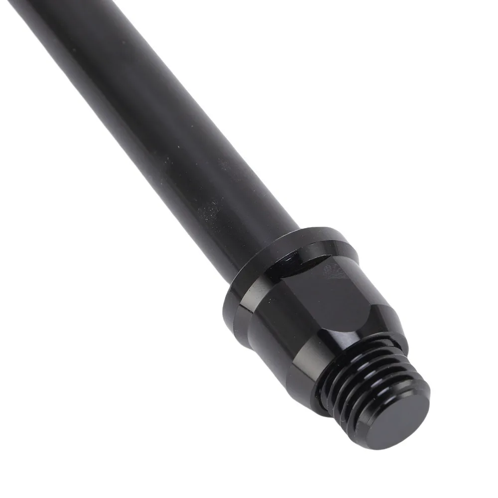 Durable 142x12mm Bicycle Thru Axle Black Aluminum Alloy Bike Thru Axle Lever Moutain Bike Thru Axle Rear Wheel Replacement