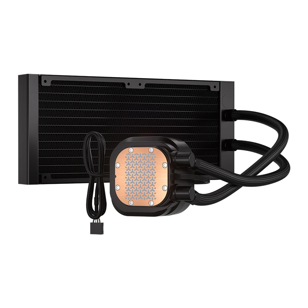 Corsair Nautilus 240 Rs Lcd (أسود) وحدة المعالجة المركزية برودة مروحة تبريد سائل تبريد A/S ضمان 5 سنوات