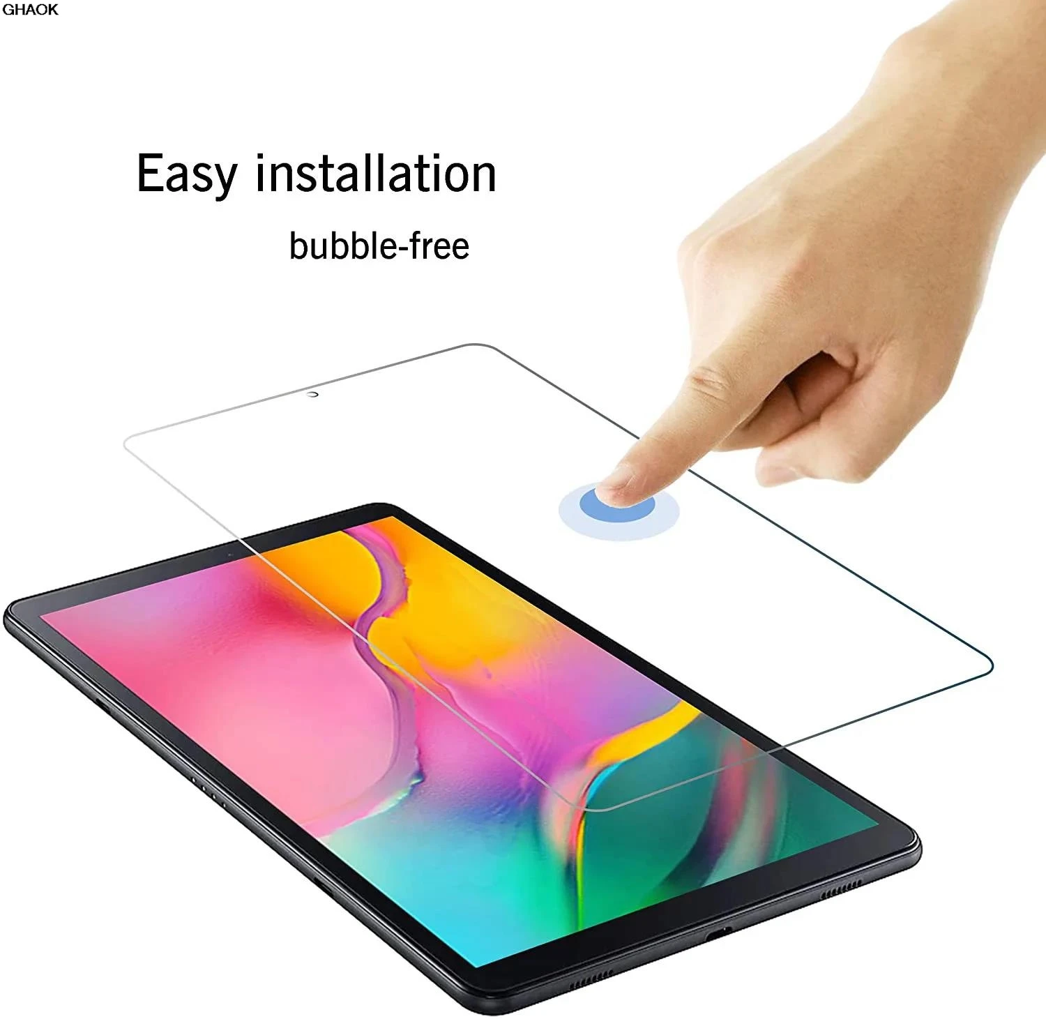 2Pcs Glass Screen Protector for Samsung Tab S11 S10 S9 S8 S7 Plus FE A9 A8 A7 S6 Lite Full Coverage Clear 9D Anti-explosion Film