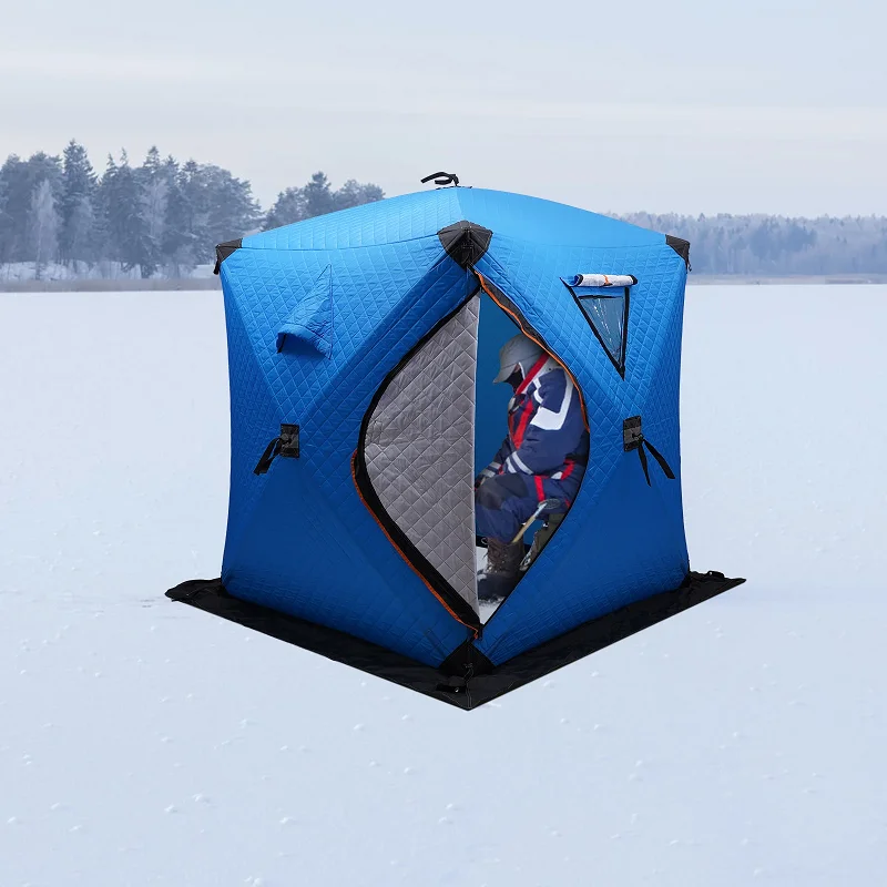 Tente isolée pour la pêche sur glace
