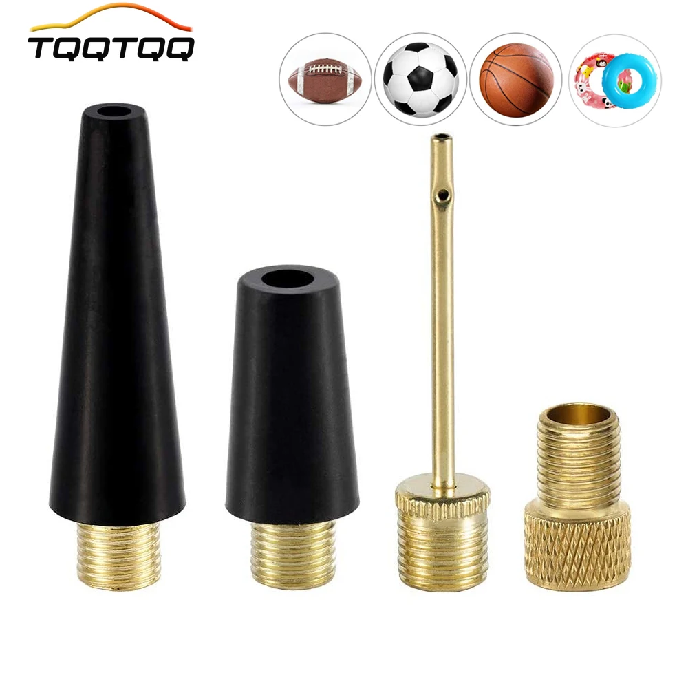 Bicycle Presta Schrader Valve Adaptor,Brass Bike Pump Adapters, Ball Pump Needle,Balloon Inflatable Toys Nozzle Inflator Adapter