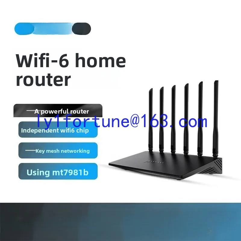 wifi6 router gigabit home through-wall mesh networking high-speed intelligent mt7981b wireless router